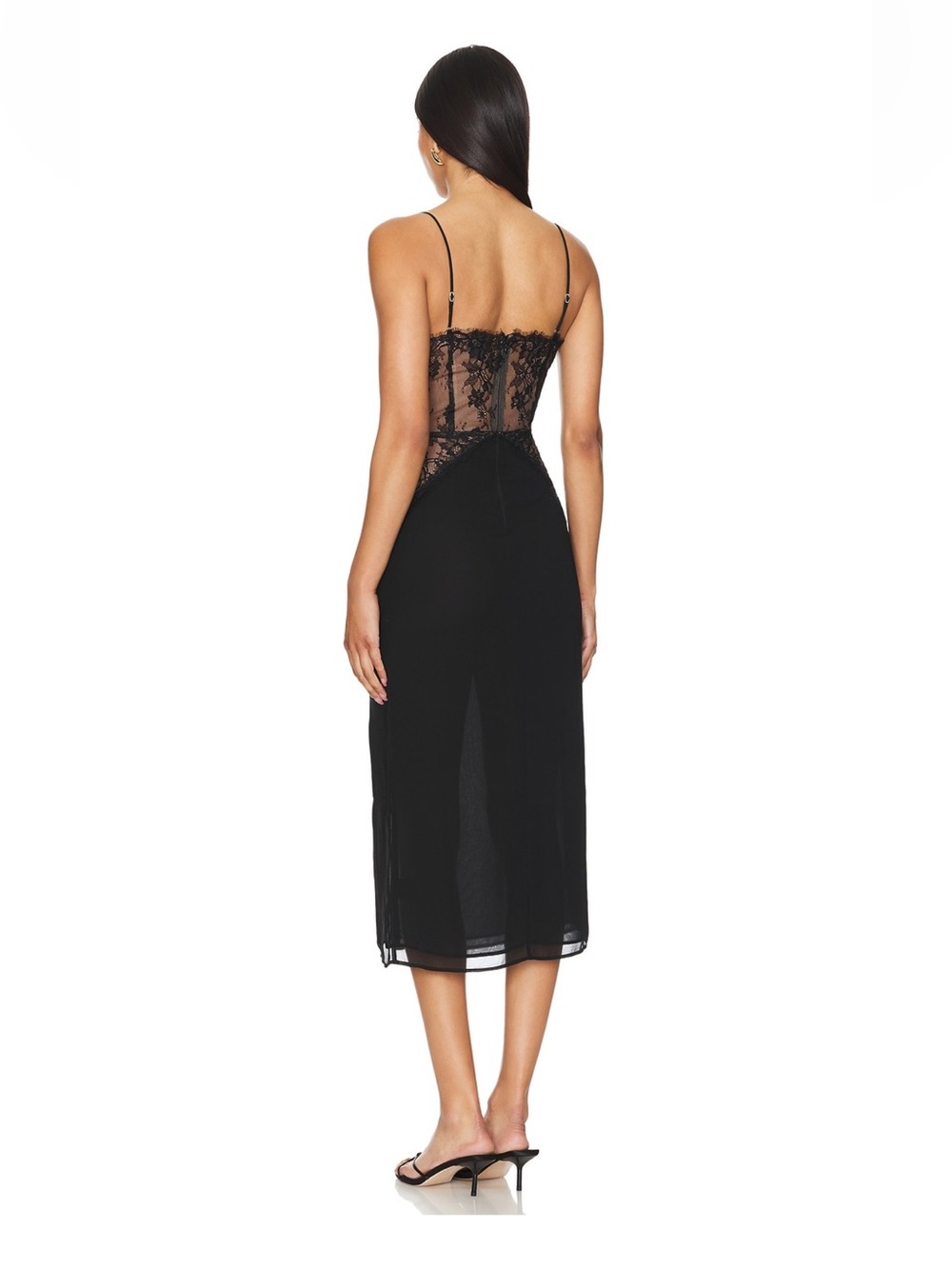 NBD Rosabelle Midi Dress in Black - Picture 4 of 4